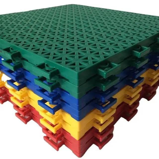 สนามบาสเก็ตบอล วัสดุPolypropylene พลาสติกชนิดพิเศษ ทนแดดทนฝน