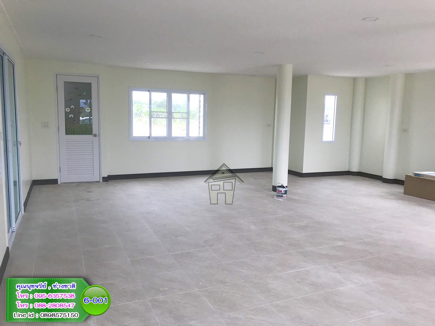 6-001 บ้านน็อคดาวน์ - บ้านหลังใหญ่ - ทรงจั่วมุกซ้อน