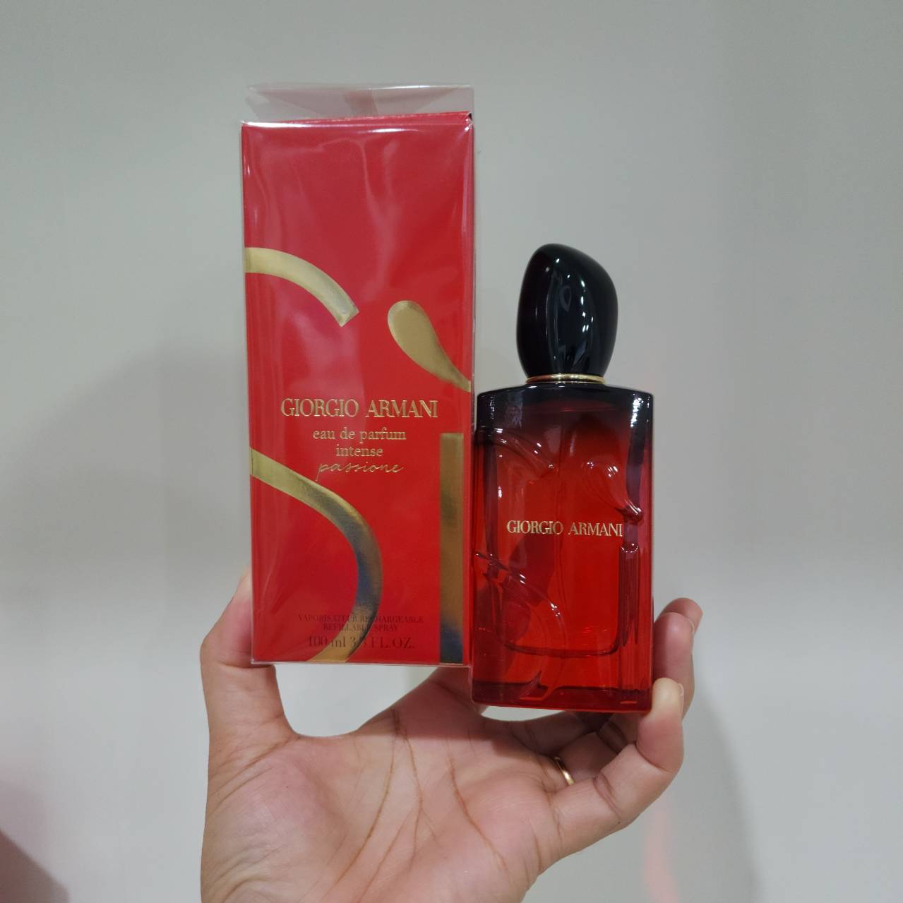 น้ำหอมแท้ Giorgio Armani Si Passione Intense ปี 2024 ขนาด100ml กล่องซีลป้ายไทย