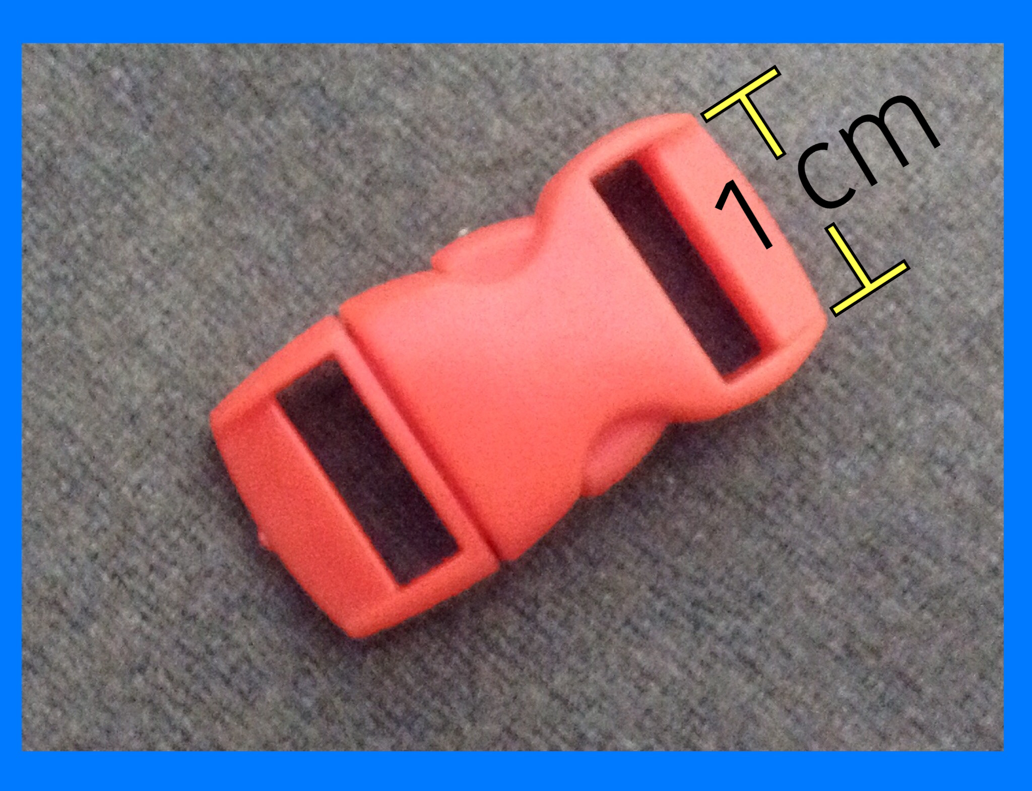 ตัวล็อคก้ามปูพลาสติก ขนาดเล็ก 1 cm