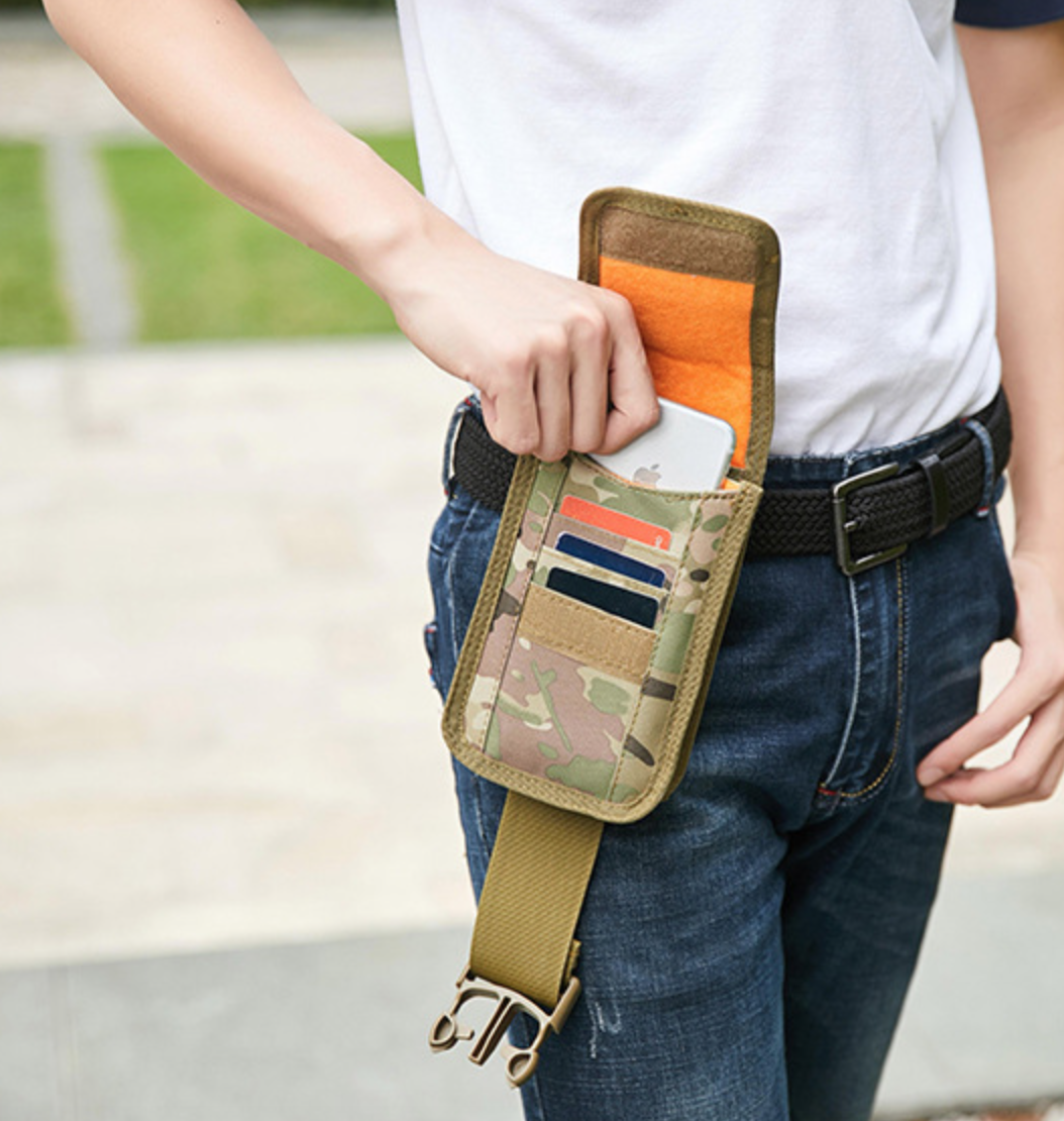 กระเป๋าใส่โทรศัพท์ ทรง C คาดเข็มขัด คาดเอว