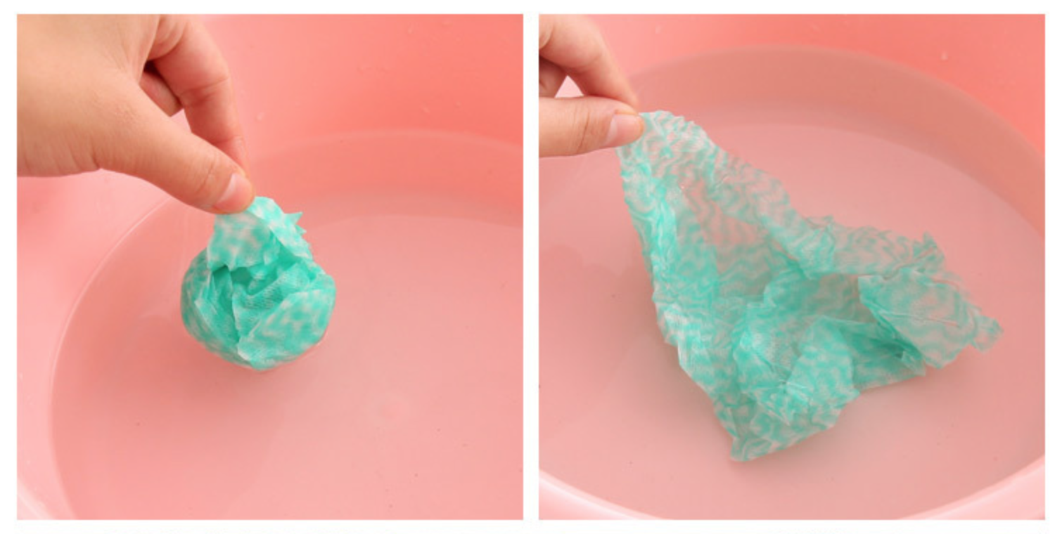 ผ้า ขนหนู อัดเม็ด (ยกแพ็ค 10 ผืน)