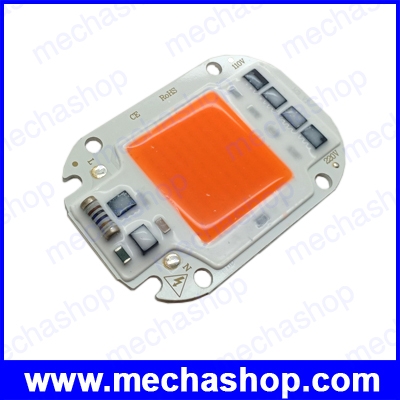 LED COB Lamp Chip 50W AC 220V Smart IC LED Beads DIY For LED Floodlight Spotlight สำหรับปลูกต้นไม้ Driver ต้องติดตั้งกับ Heatsink ระบายความร้อน