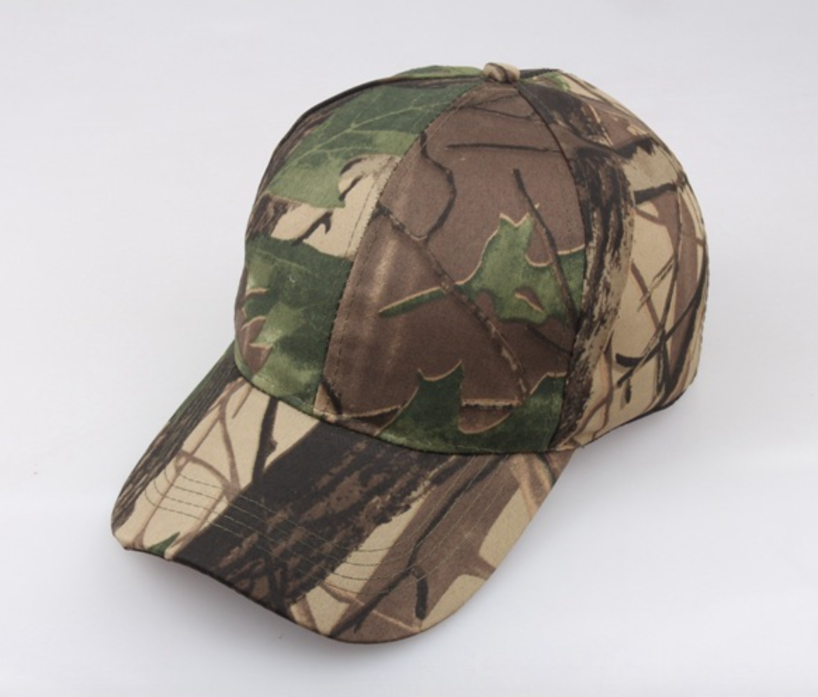 หมวกแก๊ป ลายพรางใบไม้ - sniper gap