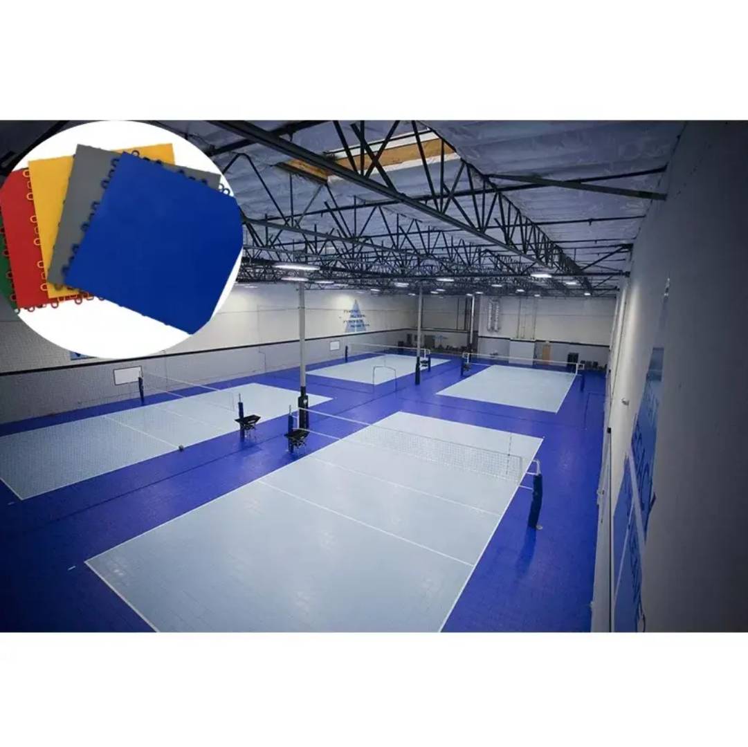 รับติดตั้งพื้นไวนิล PVCสนามแบดมินตัน สนามกีฬา ทุกชนิดมาตรฐานสากล