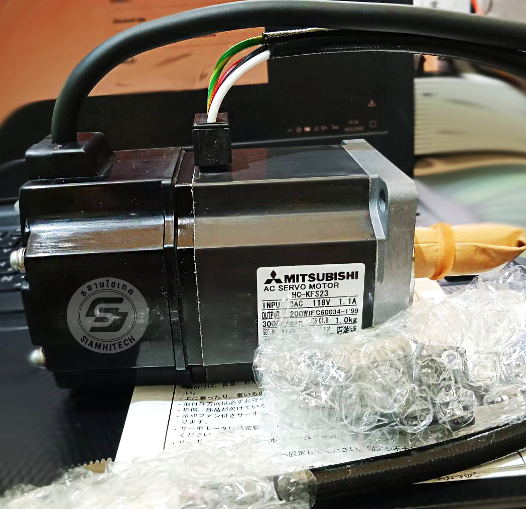 Servo Motor ยี่ห้อ Mitsubishi รุ่น HC-KFS23 (ใหม่)