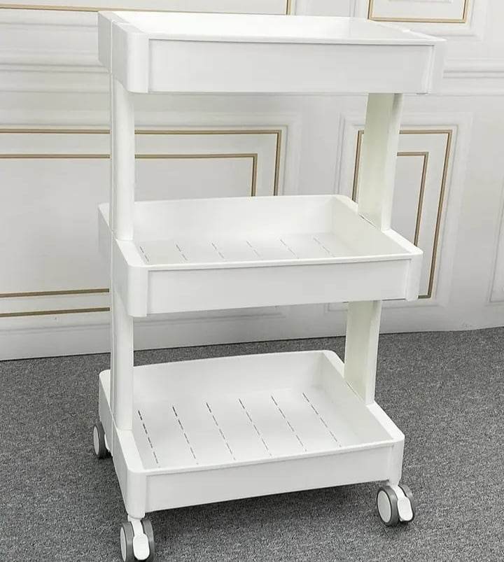 ชั้นวางพลาสติก ชั้นวางอเนกประสงค์ ชั้นวาง3/4ชั้น พร้อมล้อเลื่อน