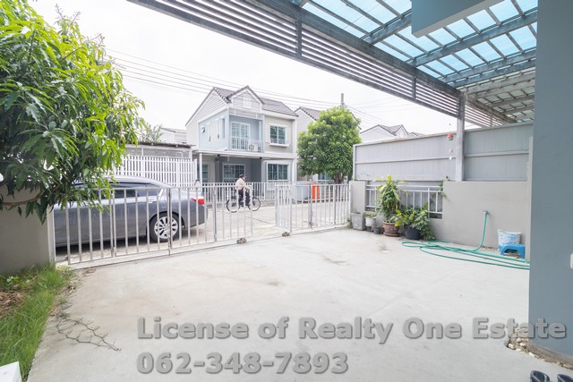 ขายบ้านแฝดใหม่! เดอะวิลเลจ แจ้งวัฒนะ-ติวานนท์ อารียา 39.8 ตร.วา บ้านเปล่า ไม่เคยเข้าอยู่