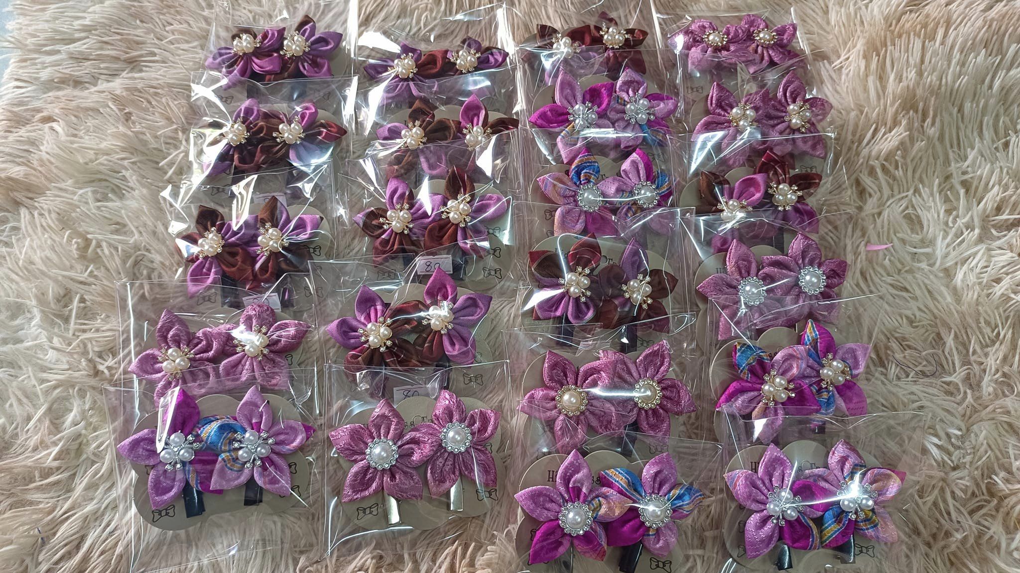 กิ๊บติดผมผ้าไหม คละสี คละลาย GF-ND-08216713593