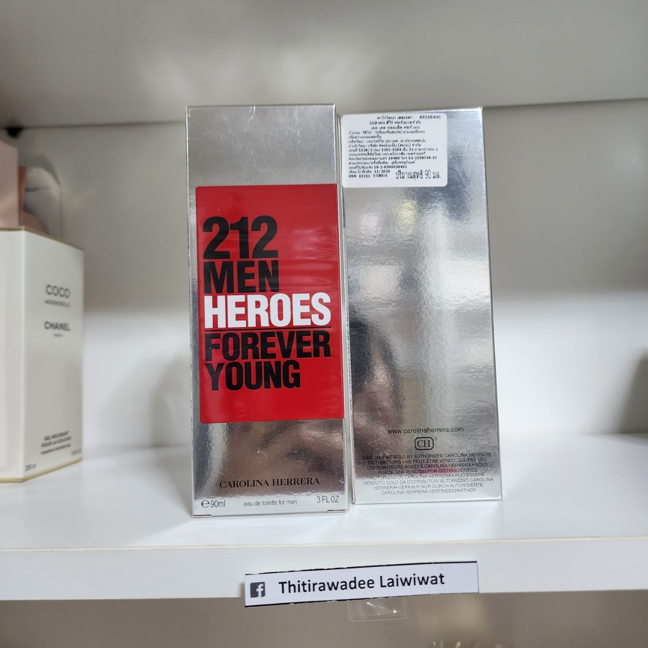 น้ำหอมแท้แบ่งขาย Carolina Herrera 212 Heroes Forever Young EDT 💕Travel Size แบบทดลอง