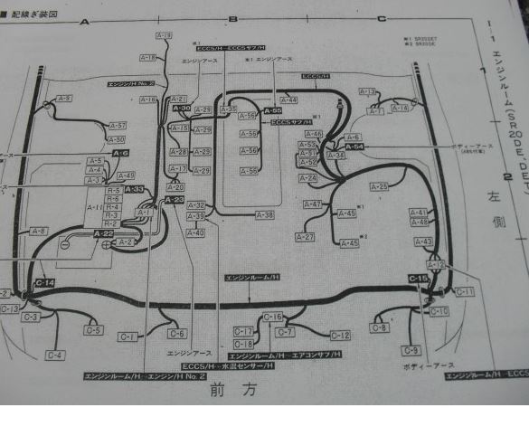 WIRING DIAGRAM NISSAN SILVIA S13 ปี 91 เครื่องยนต์ SR20DET