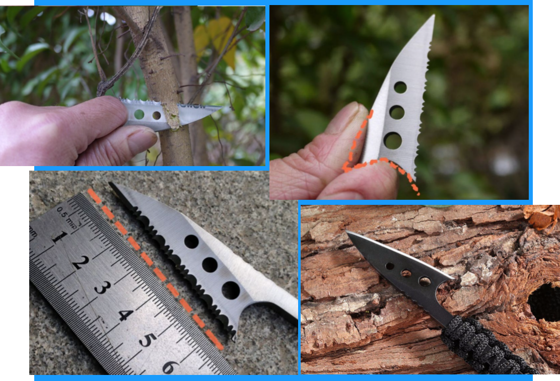 ฉมวก มีดเฉือนมีดแล่ปลา พร้อมปลอกฝัก จากค่าย EDC GEAR