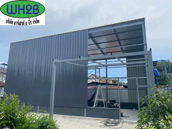 โกดังสำเร็จรูป ขนาด5.00x10.00 เมตร ท่าข้าม