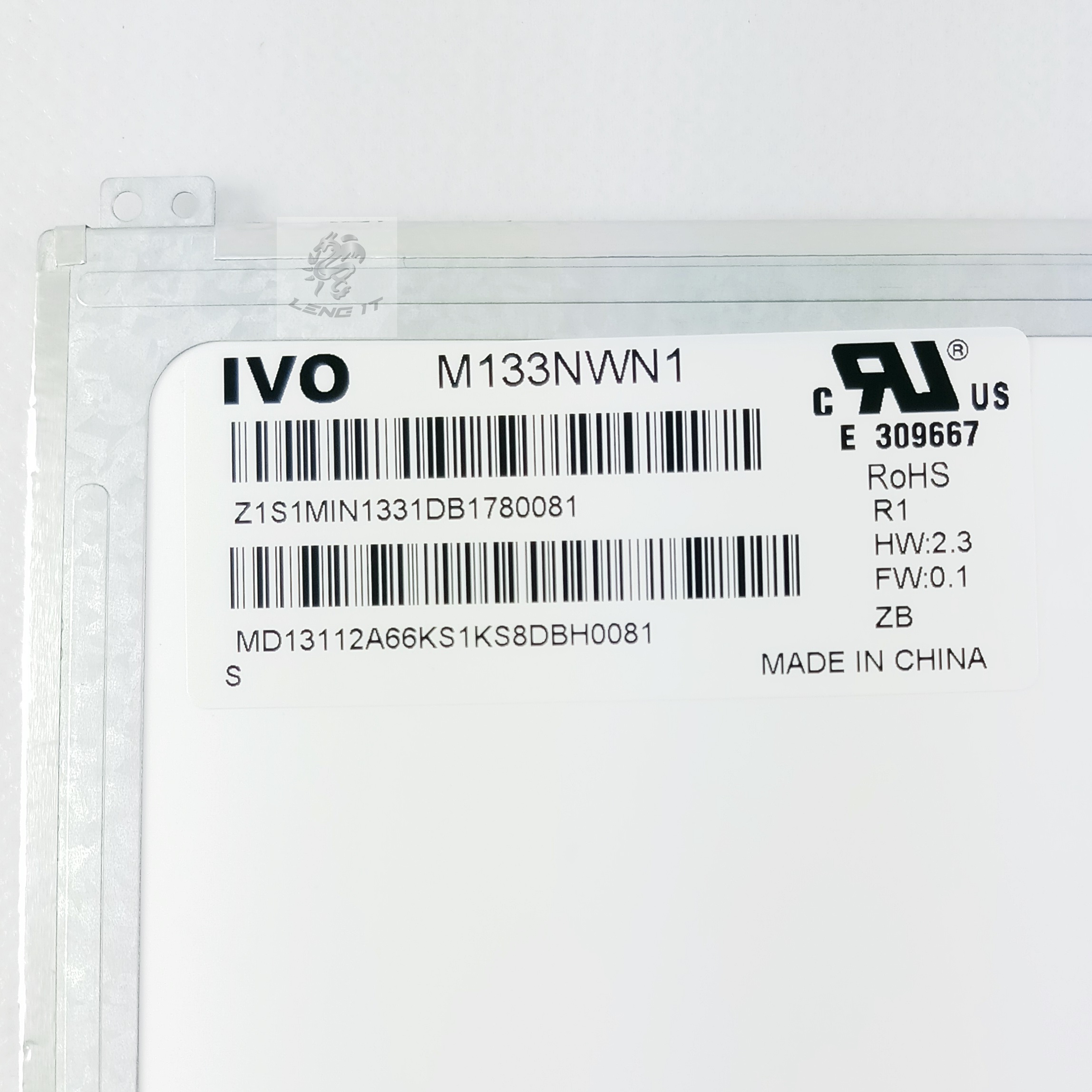 LED Panel จอโน๊ตบุ๊ค ขนาด 13.3 นิ้ว SLIM 30 PIN แพรซ้าย (หูชิดขอบข้าง บน+ล่าง)