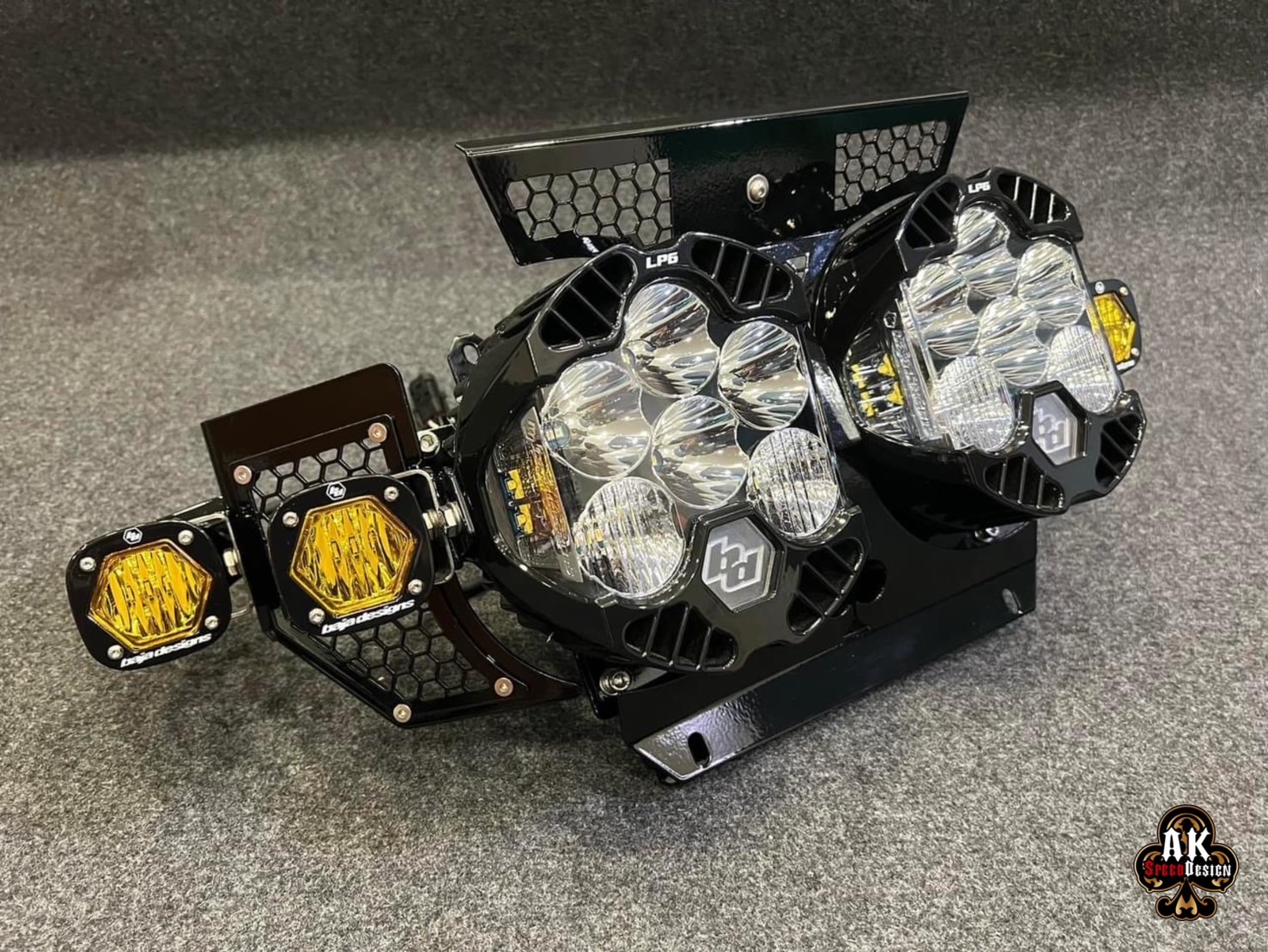 < set 2 > AK SPEED DESIGN 2023.5-2024 Road Glide Baja Designs LP6 Lighting Combo Kit