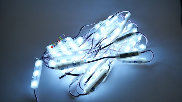 LED Module 1.5W 12V PVC เลนส์กระจายแสง สีขาว