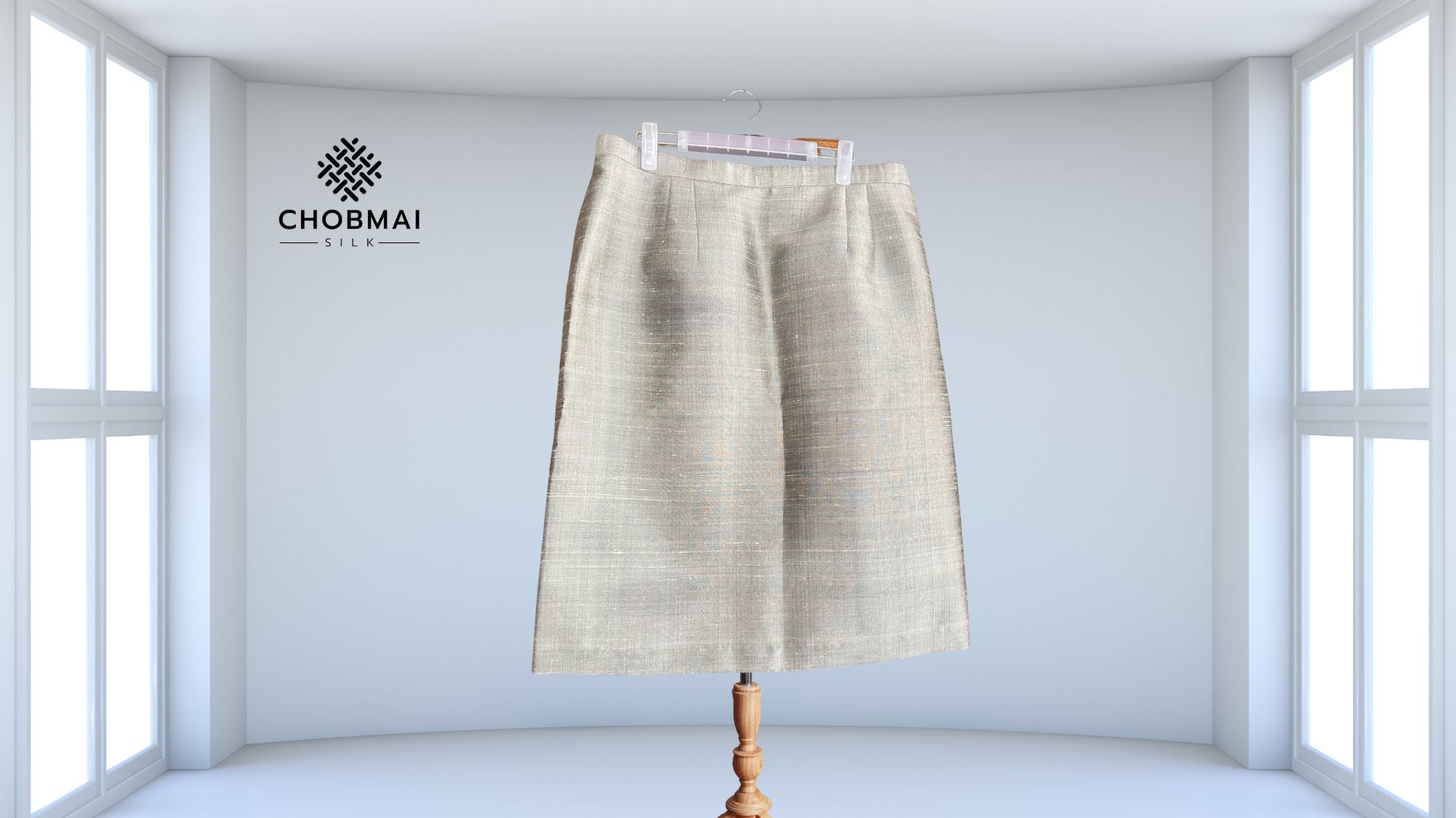 สั่งตัดเย็บ กระโปรงทรงสอบ กระโปรงใส่ทำงาน (ไม่รวมผ้า) รหัส CUT-ST1408661