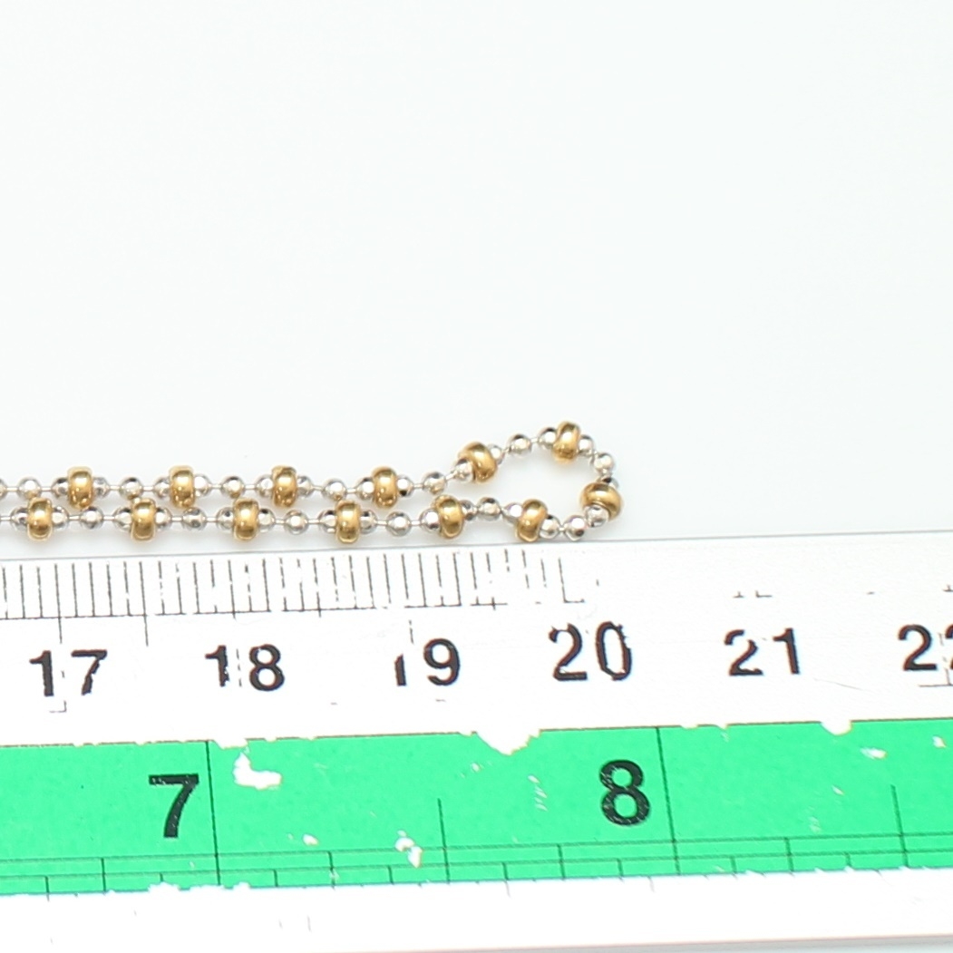 NL25194 สร้อยคอ 18k อิตาสี สองกษัตริย์ นน. 8.6 กรัม ยาว 16 นิ้ว