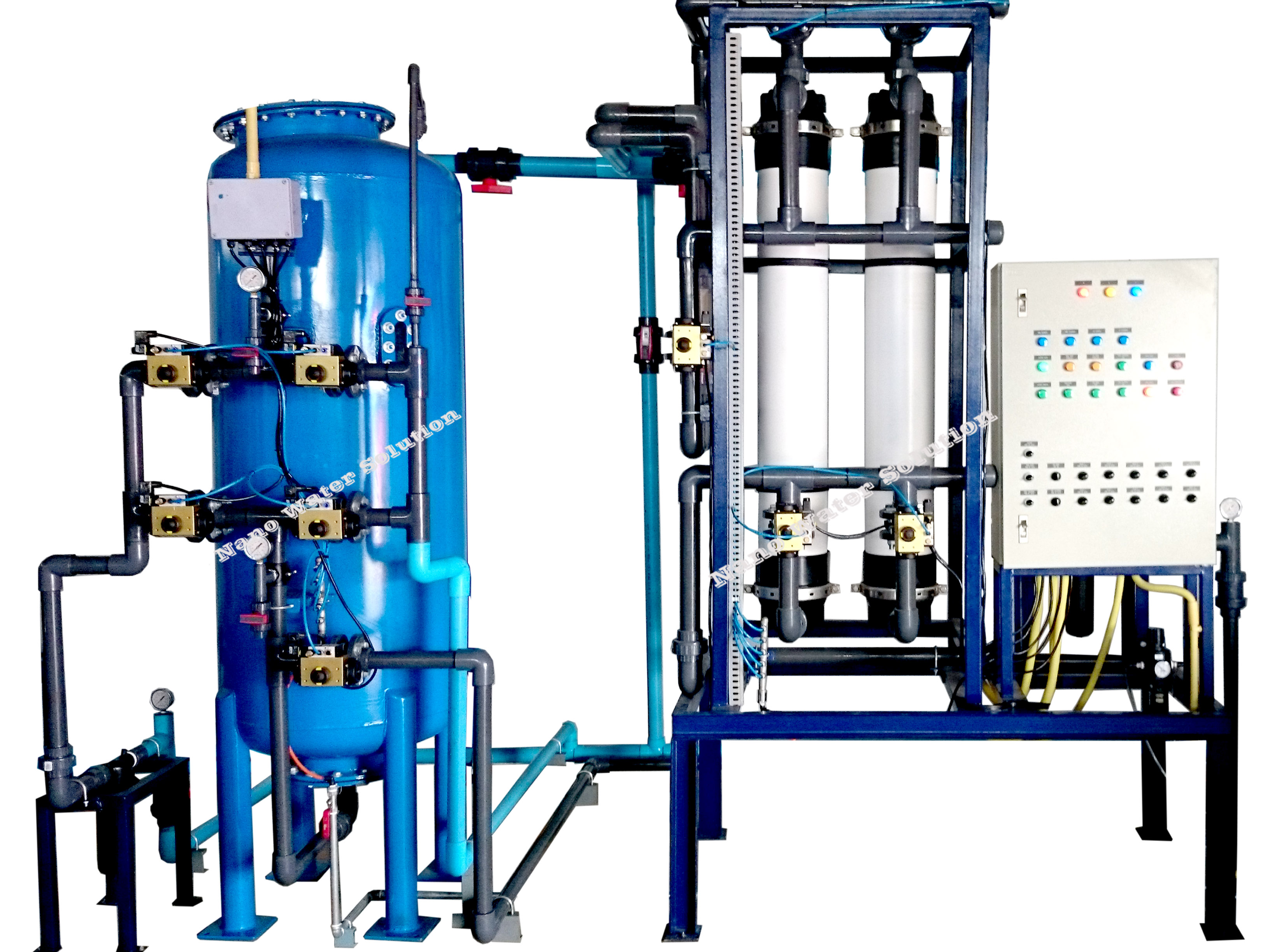 เครื่องกรองน้ำอุตสาหกรรม ระบบ UF SYSTEM 80 M3/DAY