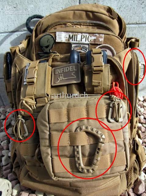 คลิป tac-link carabiner