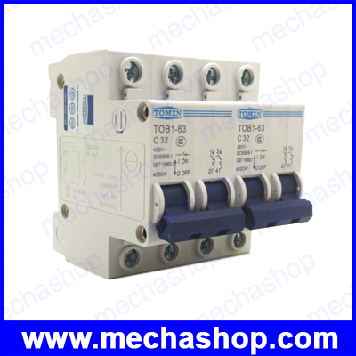 เบรกเกอร์สลับแหล่งจ่ายไฟแบบแมนวล 2P 32A MTS Dual power Manual transfer switch Circuit breaker MCB 50HZ/60HZ 400AC