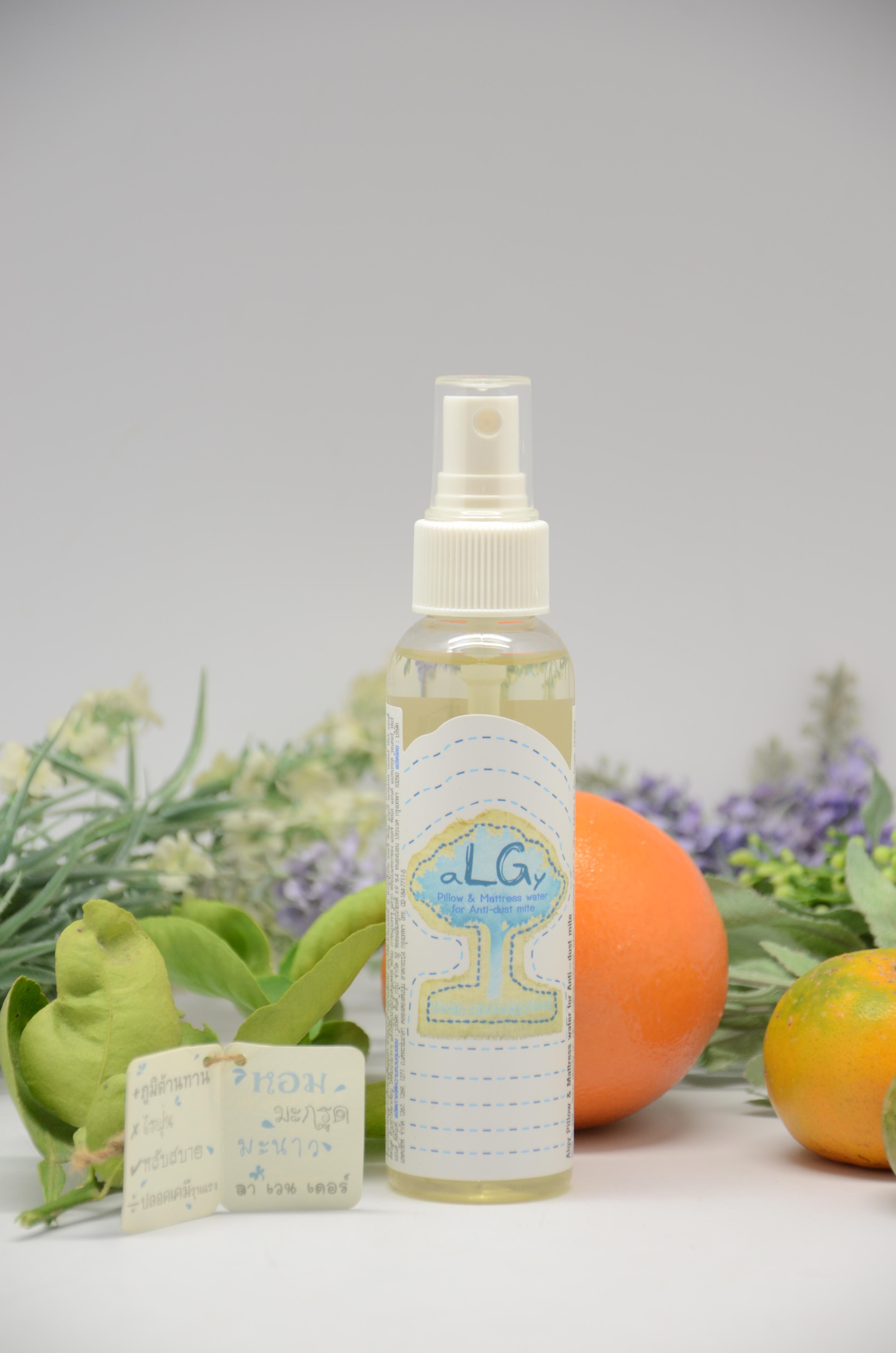 aLGy allergy spray, Aromatherapy Pillow & Mattress Mist for Anti-dust mite 120ml.Water
