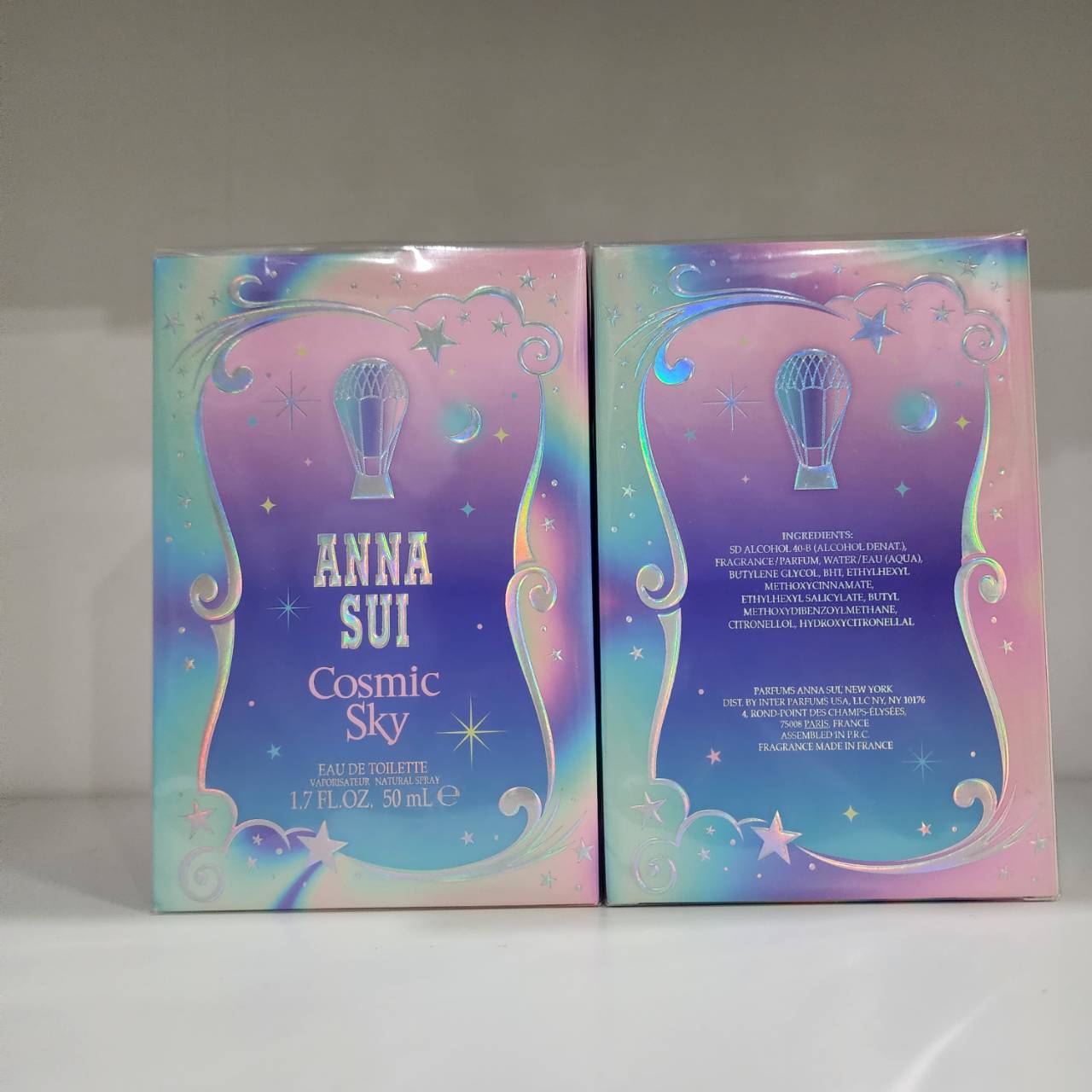 น้ำหอมแท้ Anna Sui Cosmic Sky Eau De Toilette 50ml กล่องซีล