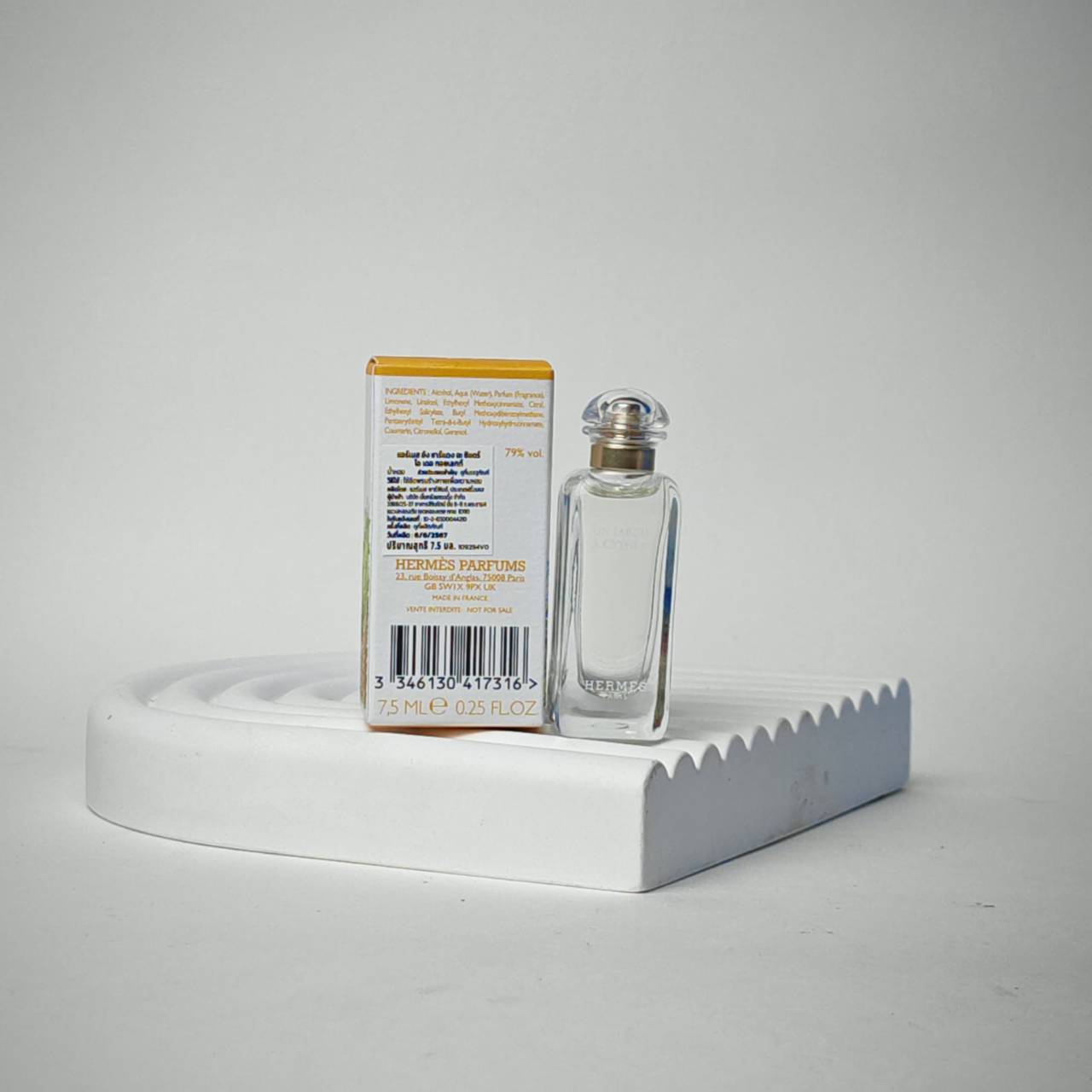 น้ำหอมจิ๋วมินิ Hermes Un Jardin à Cythère EDT 7.5ml ป้ายไทย( Mini Perfume น้ำหอมขนาดพกพา) น้ำหอมจิ๋วมินิ ขวดน่ารัก ตั้งโชว์ก็สวย พกพาก็สะดวก หัวแต้มตามจุดชีพจร