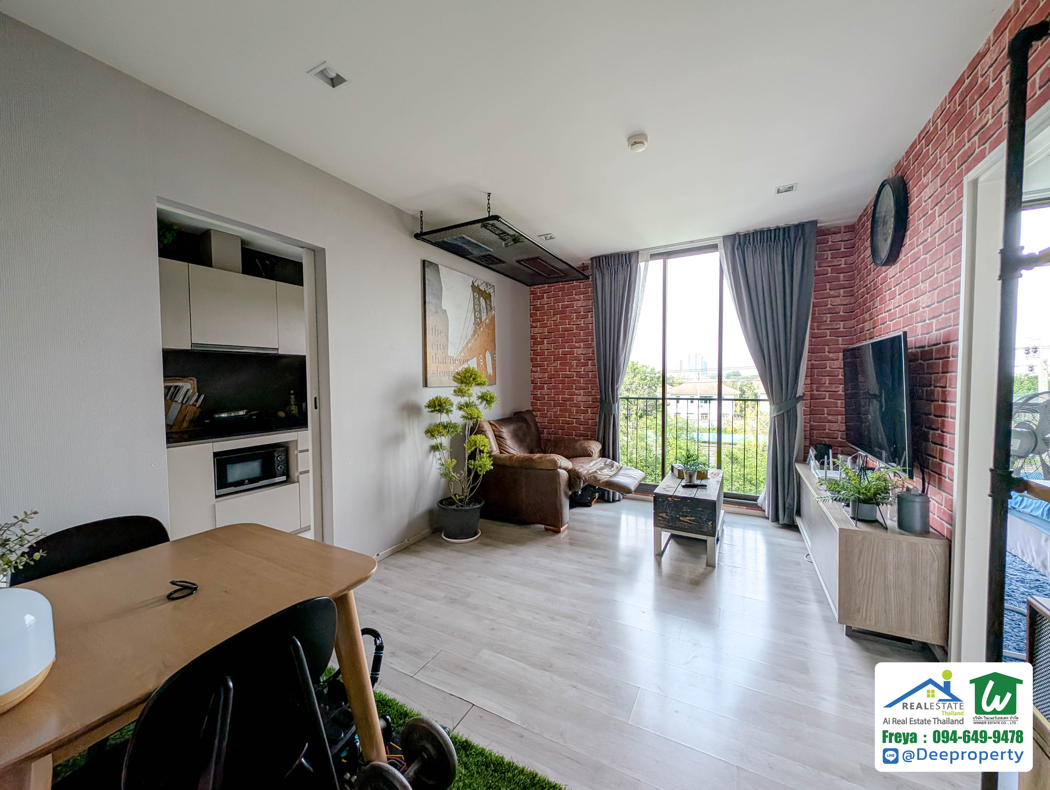 🏡 คอนโดแต่งสวย ห้องใหญ่ 2 ห้องนอน 1 ห้องน้ำ ตกแต่งครบ พร้อมอยู่! แชมเบอร์ส เฌอ รัชดา-รามอินทรา ราคาถูก