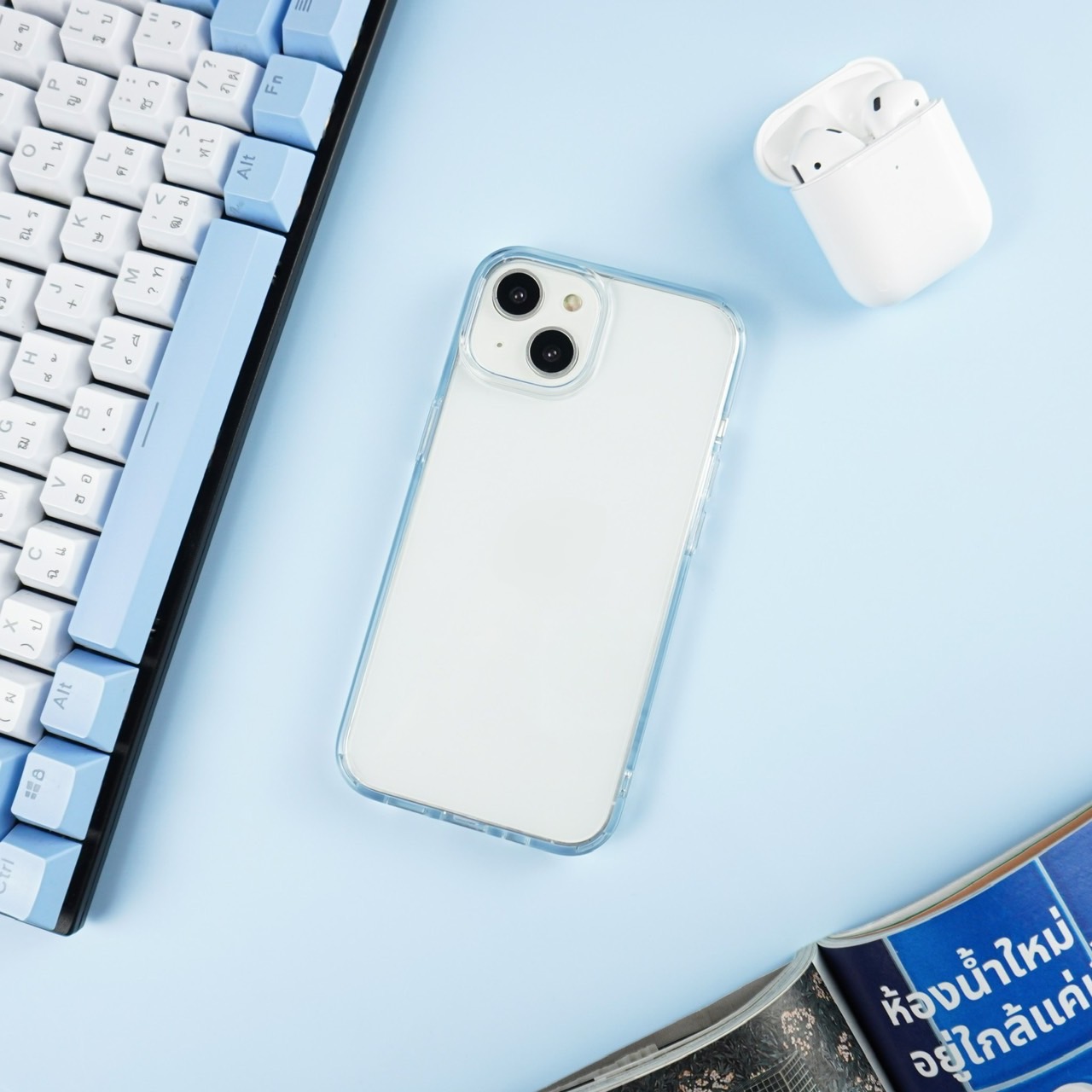เคสโทรศัพท์ iPhone TGVIS Drop test เคสใส กันกระแทกรุ่นพิเศษ สำหรับ14/14Pro/14Plus/14ProMax/13ProMax/13Pro/13/12ProMax/11