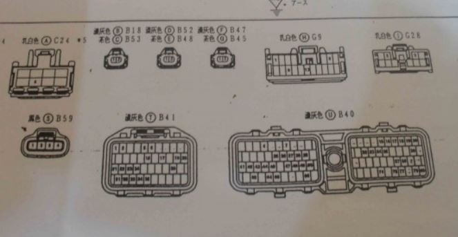 คู่มือซ่อม วงจรไฟฟ้า Wiring Diagram 2JZ-GE ฝาดำ TOYOTA SUPRA ปลั๊กขันน๊อต