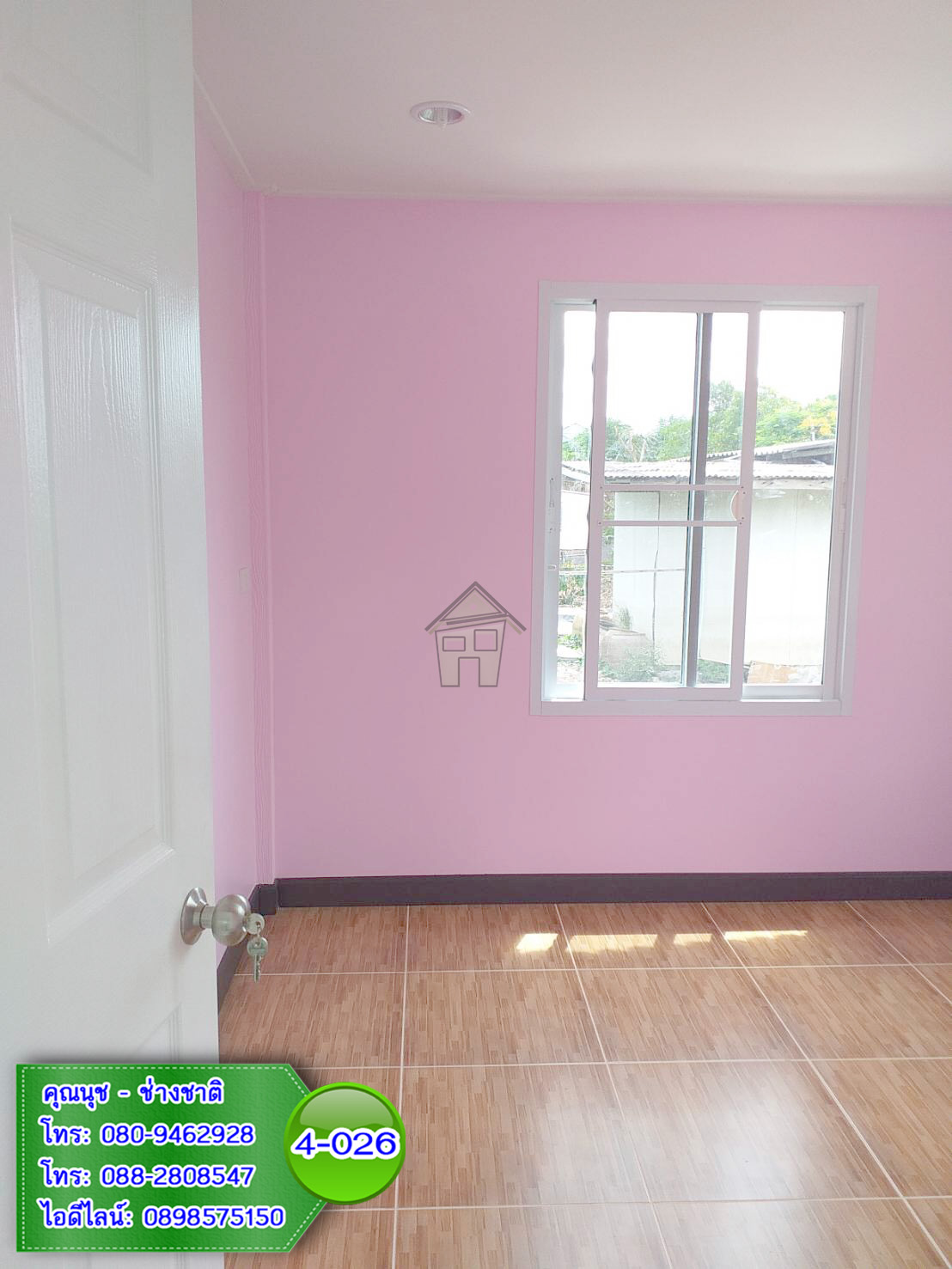 4-026 บ้านน็อคดาวน์ ทรงจั่วมุกซ้อน