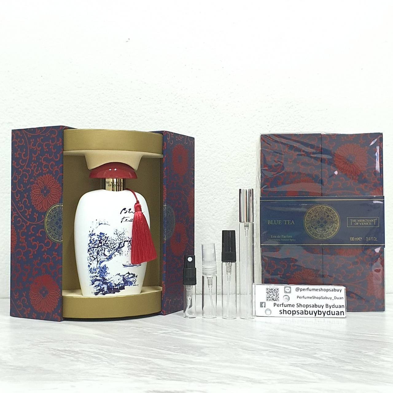 น้ำหอมแท้แบ่งขาย The Merchant Of Venice Blue Tea for women and men💕Travel Size #แบบทดลอง