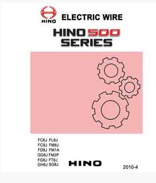 วงจรไฟฟ้าเครื่องยนต์ญี่ปุ่น WIRING DIAGRAM HINO MEGA 500 SERIES (2010-4~)