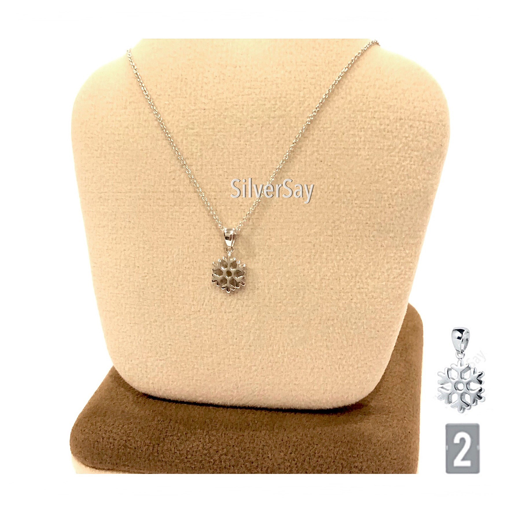 จี้เกล็ดหิมะ Snowflake 2/4