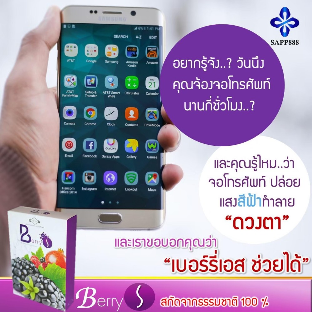 เบอร์รี่ เอส Berry S ล้างสารพิษ สารตกค้าง ในเลือด