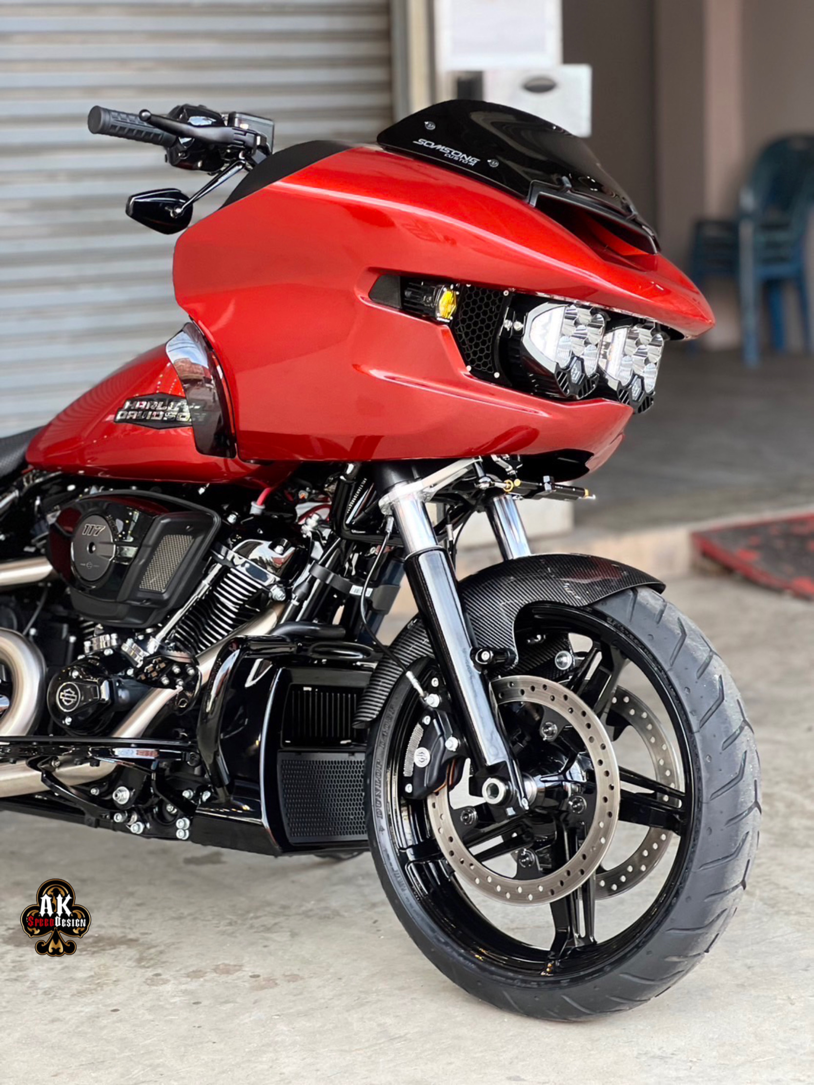 < set 1 > AK SPEED DESIGN 2023.5-2024 Road Glide Baja Designs LP6 Lighting Combo Kit