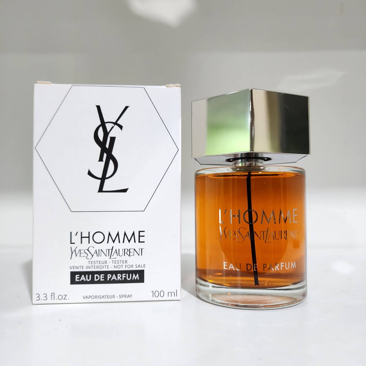 น้ำหอมแท้ YSL L'Homme Eau De Parfum 100ml กล่องเทส ป้ายไทย 01/2022