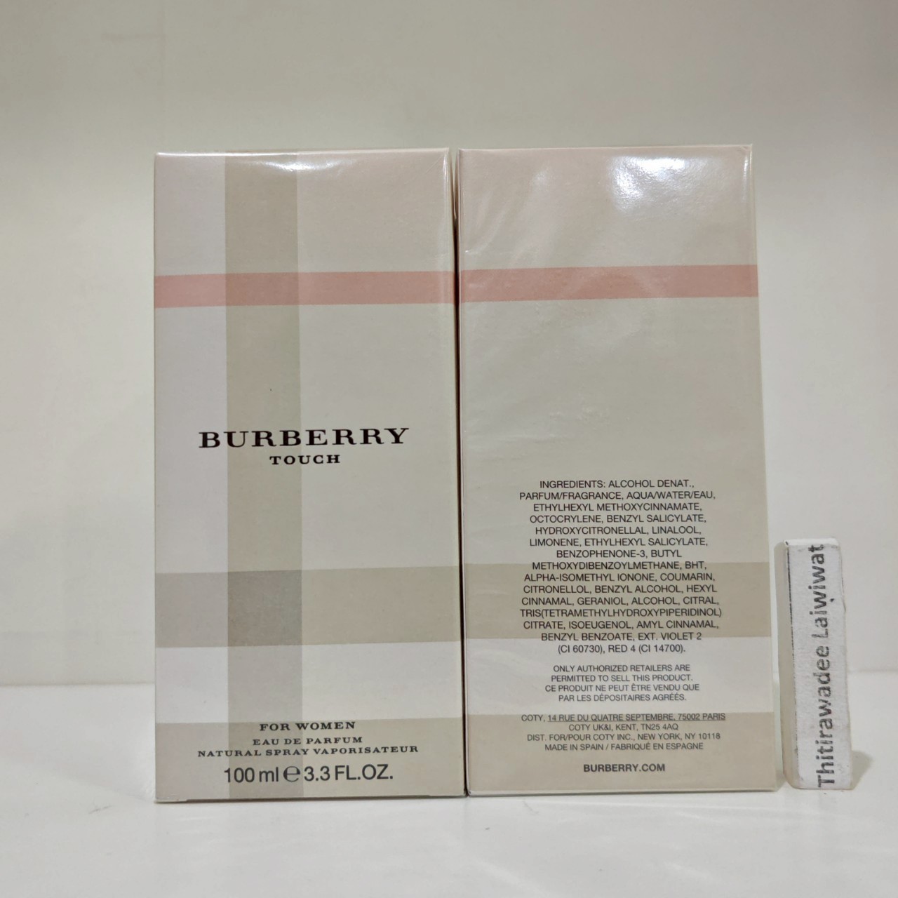 น้ำหอมแท้ Burberry Touch Eau de Parfum Spray For Women 100ml กล่องซีล