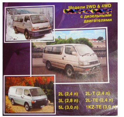 CD WIRING DIAGRAM TOYOTA HIACE 1KZ-TE, 2L, 2L-T, 2L-TE, 3L, 5L
