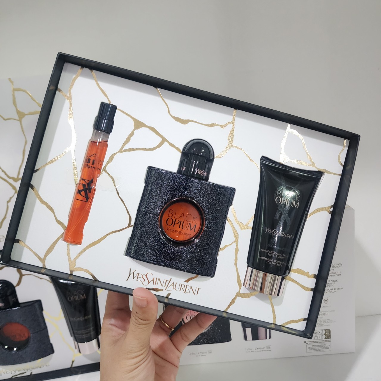 น้ำหอมแท้ YSL Black Opium EDP 50ml Gift Set 2024