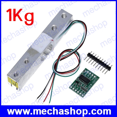 โหลดเซลล์ เซนเซอร์เครื่องชั่งน้ำหนัก Load Cell Weight Sensor 1KG Balance Scale + HX711 Weighing Sensors สำหรับ Arduino