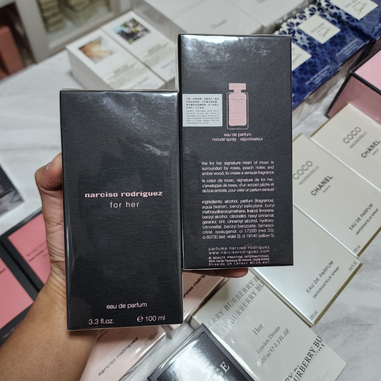 น้ำหอมแท้ Narciso Rodriguez for Her EDP 100ml กล่องซีล