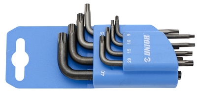 UNIOR 220/7TXNPH T9-T40 ชุดกุญแจดาว 8 ตัว/ชุด ยูเนียร์ (ชุด)