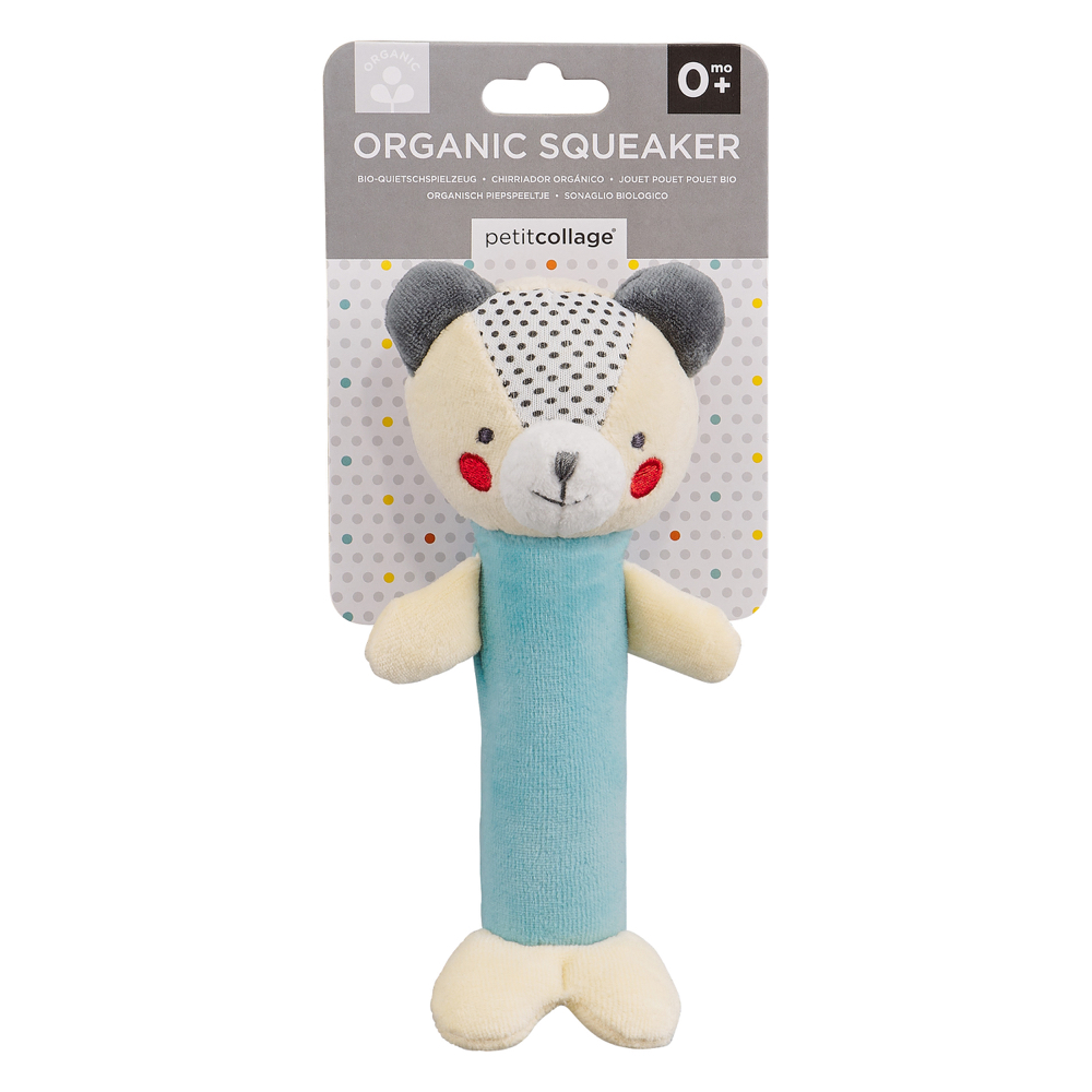 Baby Bear Organic Squeaker Baby 0-up แรกเกิด-1ปี ของเล่นบีบมีเสียง Non Toxic Imported Form UK