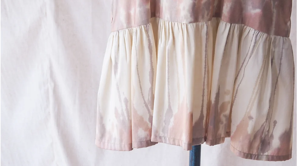 ชุดผ้าไหมตัดสำเร็จ เสื้อตัวยาว รอบอก 38 นิ้ว เฉดสีน้ำตาล รหัส WR-SKU102151