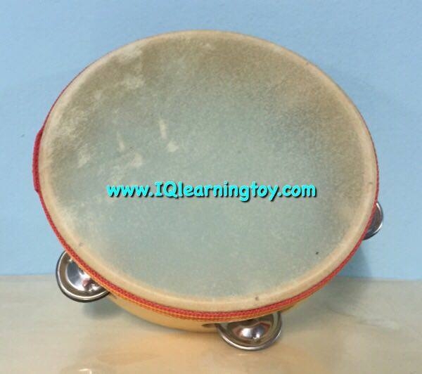 ทัมบูรินมีหน้ากลอง8นิ้ว (แทมบูริน Tambourine) กลองฉิ่ง เป็นเครื่องดนตรีแบบเคาะจังหวะ ให้เสียงดนตรีสดใส ร่าเริง สนุกสนาน ส่งฟรี