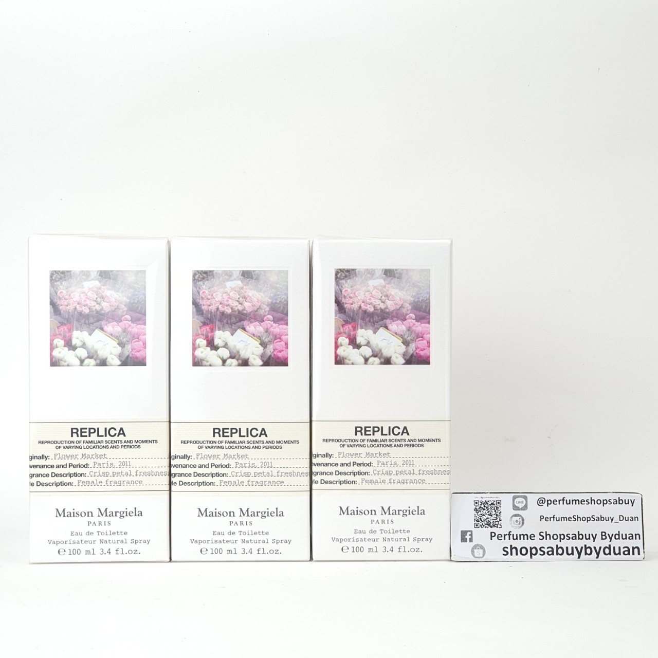 น้ำหอมแท้แบ่งขาย Maison Margiela Replica Flower Market edt 💕Travel Size แบบทดลอง