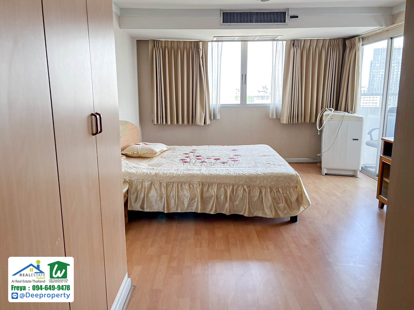 🌆 ให้เช่าคอนโดหรู ใจกลางสุขุมวิท📍Waterford Diamond Condominium ห้องใหญ่ 3 ห้องนอน สุขุมวิท 30/1 ชั้น 38