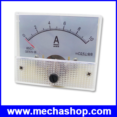 เครื่องมือวัดไฟฟ้า แอมป์มิเตอร์ ดิจิตอลแอมป์มิเตอร์ 10A DC Analog Ammeter Gauge Mini Current Test Meter